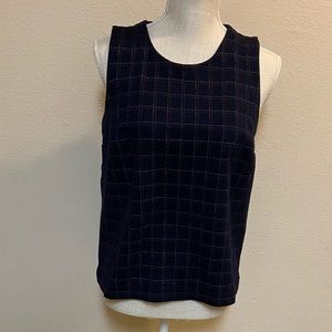 Banana Republic Sleeveless Blouse Size Medium Blue